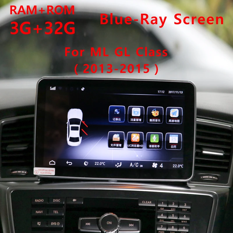 

8.4' Android 4+64G RAM+ROM Touch Screen Multimedia Player Stereo Display navigation GPS for Mercedes Benz ML GL CLass 2012-2015