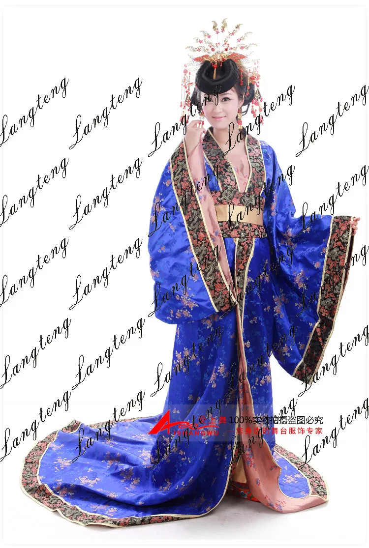 Новинка года древней китайской Костюмы костюм Тан костюм Hanfu Одежда сцены костюм Тан поезд великолепно