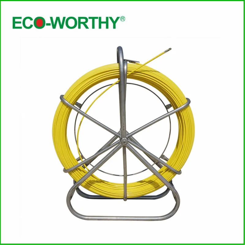 

Fish Tape Electric Reel Wire Cable Running Rod Duct Rodder Fishtape Puller 6mm used for Telecom, Wall and Floor Conduit