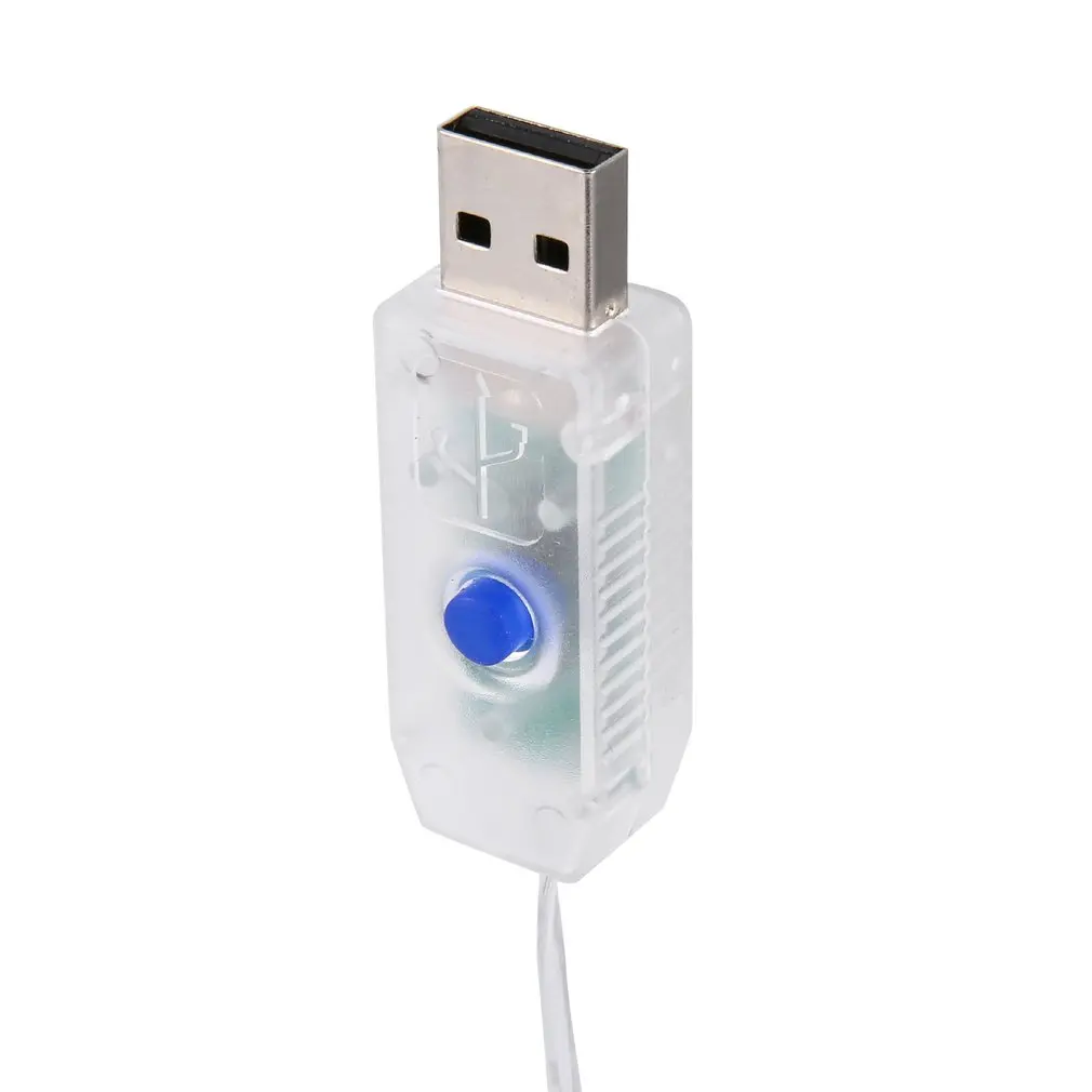 Пульт дистанционного управления с USB медный свет строка 5/10 м огни красочные светодиодные Звездные огни Строка Хэллоуин Led медные струнные