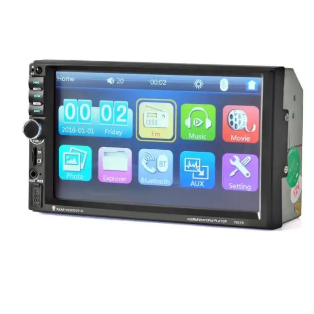 Excellent Bluetooth Car Stereo Audio In-Dash Aux Input Receiver SD/USB MP5 Player 13