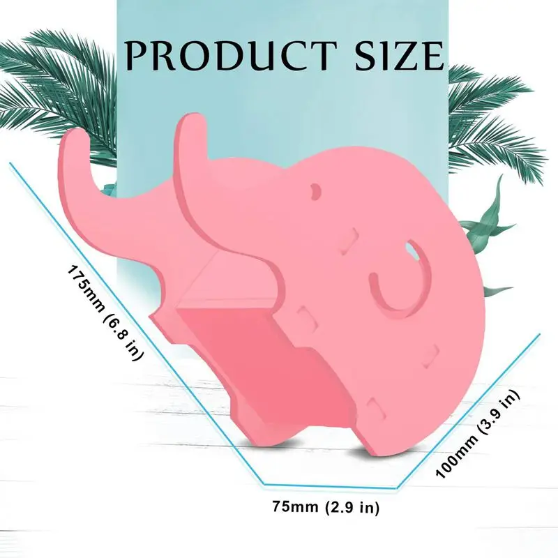 Cell Phone Stand Cute Elephant Phone Stand Tablet Desk Bracket with Pen Pencil Holder Compatible Smartphone Desk Decoration Mu