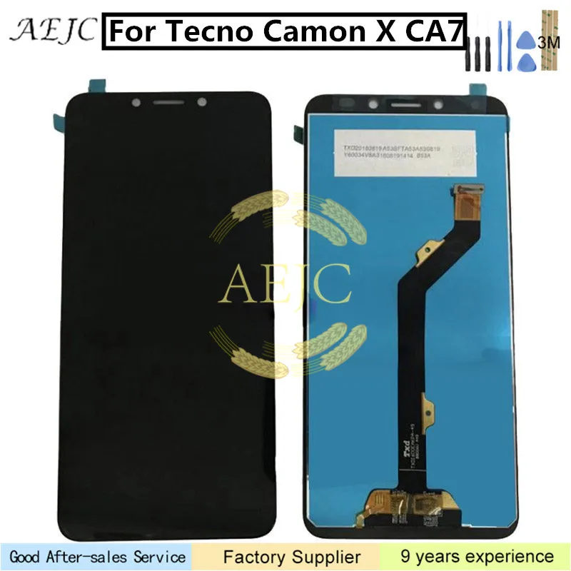 

6" LCD For Tecno Camon X CA7 Display Touch Screen Digitizer Assembly Replace For Tecno CA7 LCD Screen 100% Tested