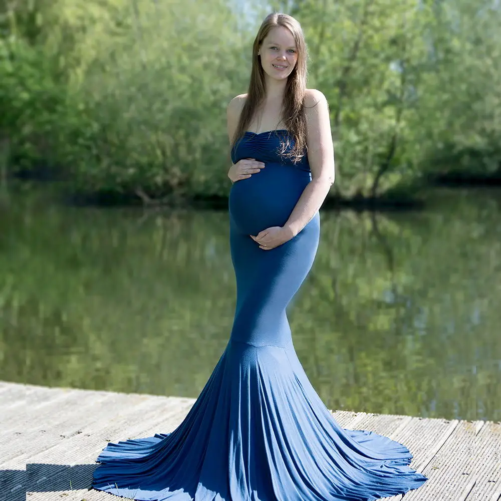 D& J/Хлопковое платье для беременных; длинное платье для беременных; платья для беременных; Одежда для беременных женщин; наряд для фотосессии; подарок на день рождения ребенка