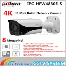 Бесплатная доставка Новый Dahua 4 К IPC-HFW4800E повышен до IPC-HFW4830E-S Ultra HD Сеть Малый ИК-Пуля Ip-камера Английский Прошивки
