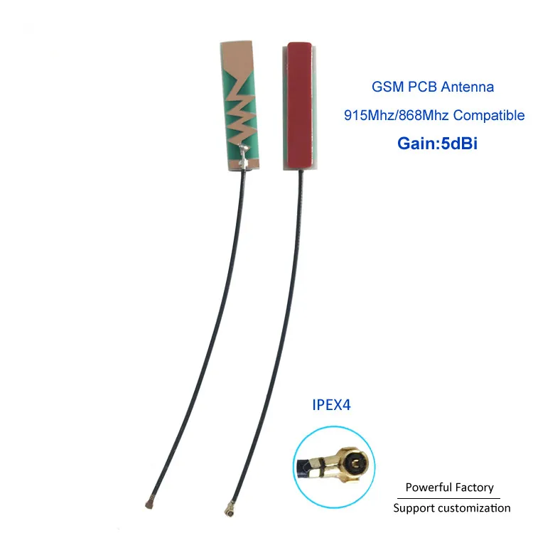 IPEX U.FL RF1.13 внутренний коаксиальный кабель 5dBi 915 МГц 868 Гибкая GSM PCB антенна 10