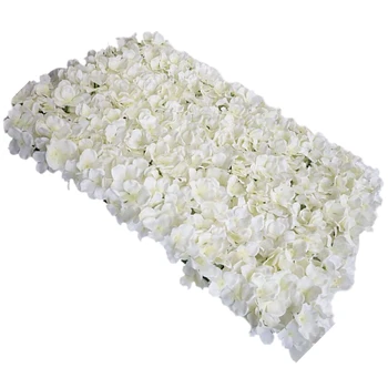 

Noble Carpet type Hydrangea DIY wedding Setting wall decoration Road led flower T stage decoration Photo background white pink