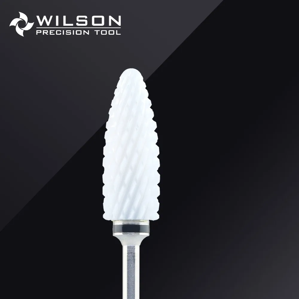  Big Flame Bit White Ceramic Pedicure Drill Bit - Remove Foot Calluses Bit -(6100314 6100315 6100316