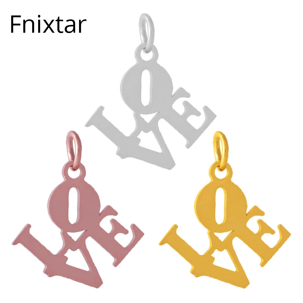 Fnixtar Новое поступление браслет из нержавеющей стали с подвеской полированные