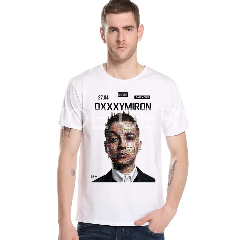 Мужская футболка с коротким рукавом Oxxxymiron брендовая S XXXL лето 2019 M25 3 #|Футболки| |