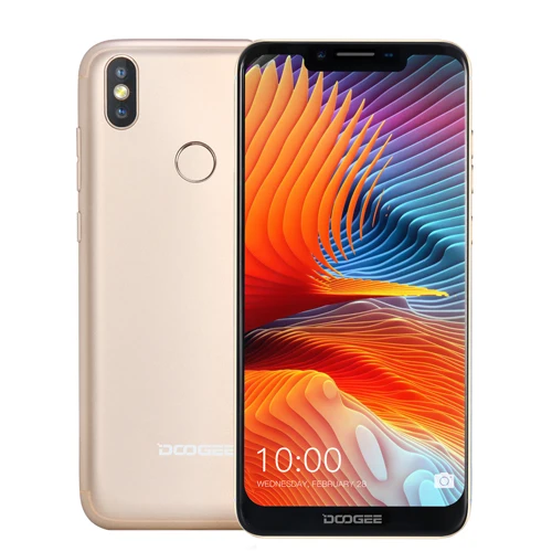 

DOOGEE BL5500 Lite Mobile Phone 6.19'' 19:9 Screen MTK6739 Quad Core Android 8.1 2GB RAM 16GB ROM 5500mAh 13.0MP Cell Phone