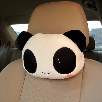 

Cartoon Cute Car Neck Panda Pillow Headrest Neck Rest Support Cushion car seat head rest cushion Great for use at home #445