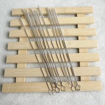 

17.5cm Straw brush bottle Cleaners Stainless steel Cleaning Brush nylon brush Drinking Pipe Cleaners W8332