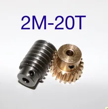 1Set 2M-20T Reduction Ratio:1:20 Copper Worm Gear Reducer Transmission Parts -Gear hole:12mm Rod hole:10mm 1Set 2M-20T Reduction Ratio:1:20 Copper Worm Gear Reducer Transmission Parts -Gear hole:12mm Rod hole:10mm