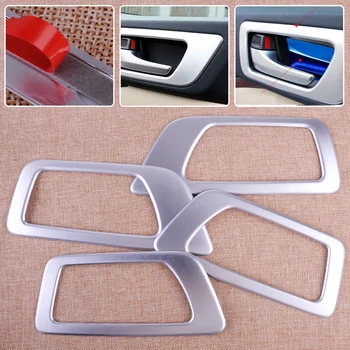 

CITALL Car-styling 4pcs Interior ABS Chrome Plated Door Handle Bowl Trim fit for Toyota Highlander 2015 2016 2017