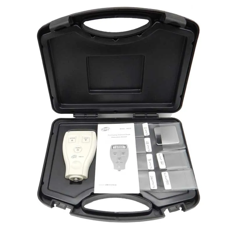 

0-1800um Mini digital Paint film iron base thickness gauge Galvanized thickness measurement BENETECH GM210(with box)