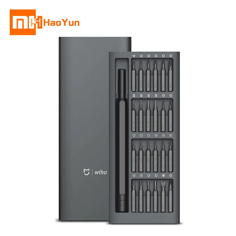 Original Xiaomi Mijia Wiha 24 in 1 Precision Screw Driver Kit 60HRC Magnetic Bits Home Repair Tools Xiomi Xaomi | Электроника