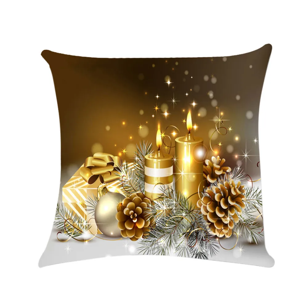 

Pillow Case High Quality Sost Pillowcase Christmas Home Decor For Living Room Cushion Covers poszewki na poduszki 18OCT31