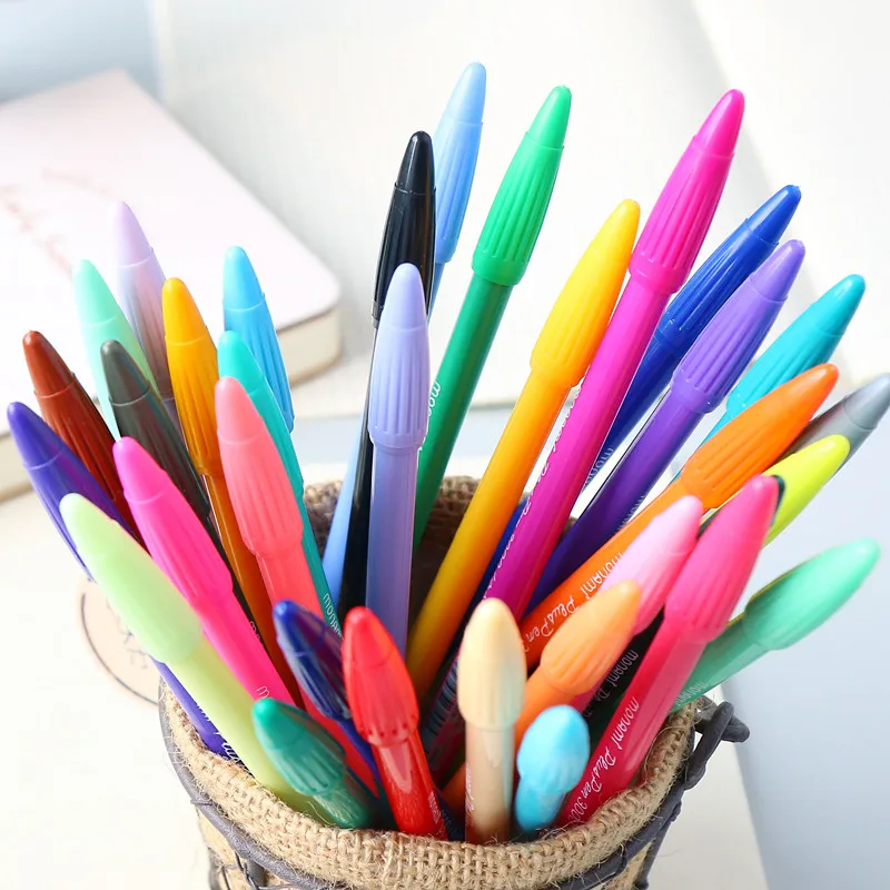 

South Korea stationery monami 3000 color gel pen watercolor pen hook line fiber pen for student