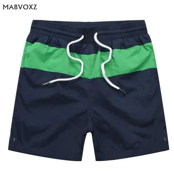 

Men Board Shorts New 2018 Summer Cool Brand Clothing Quick Drying Strip Casual Beach European and American Style Nets Inside