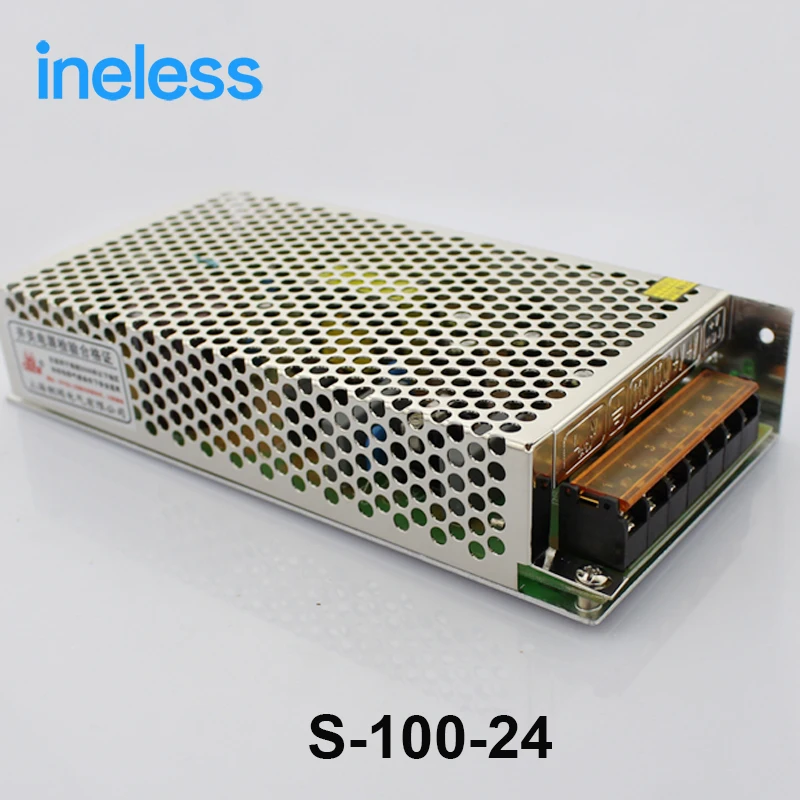 

S-100-24 Single Output Switching Power Supply Power Suply Unit AC to DC Power Supply AC DC Converter 100W 24V 4.5A