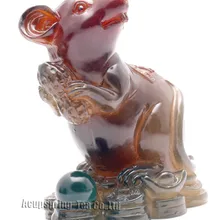 Желтая змея, талисманы на удачу, китайский зодиак, шенсяо, аллохроический талисман, орнамент фэншуй, новые подарки, лучший подарок, чайный питомец, S1015Bs