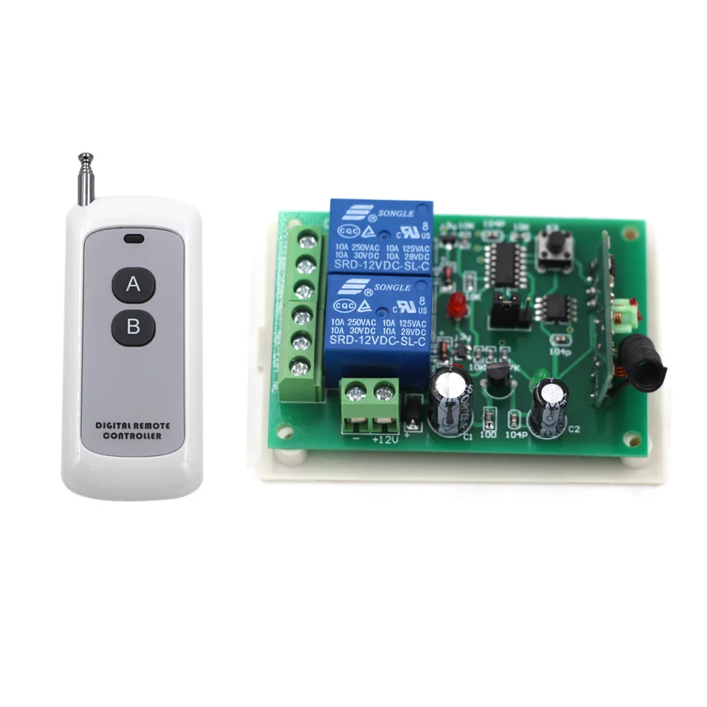 315//433 MHZ 110 V 220 V Commutateur sans fil et récepteur kit apprendre code control on//off