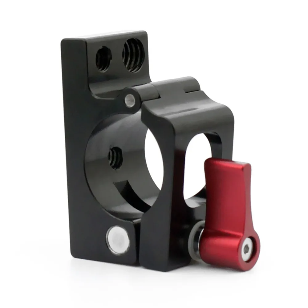 Rail Rod Clamp FEICHAO 25mm Rail Rod Clamp for Ronin M MX System Support Pipe Clamp Screen Monitor Clip Rail Rods Adjust Handle Bracket