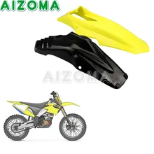 Emenda Amarelo 1 pcs Frente Fender Para Honda Suzuki KTM de Motocross YZ WR 450F 450F Motocross DirtBike Protetor Tampa Mudguards