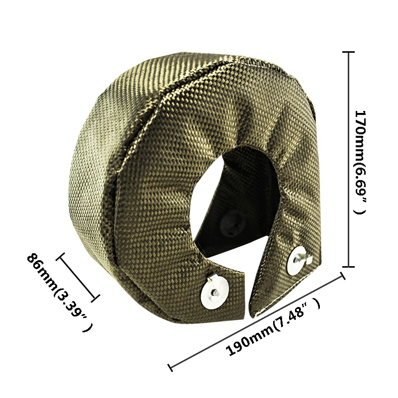 Полный титан T3 турбо одеяло Турбо тепловой щит подходит: t2 t25 t28 gt28 gt30 gt35 и большинство t3 турбо 1303-2T