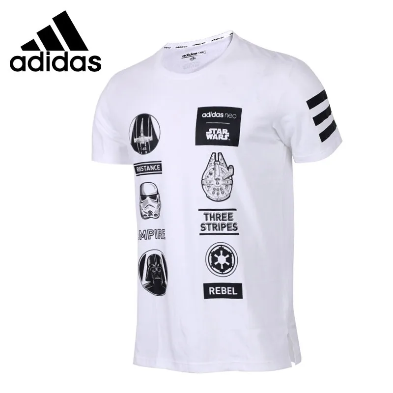 Мужская футболка с коротким рукавом Adidas NEO Label SW TEE 4 оригинальная спортивная