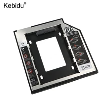 Kebidu Универсальный SATA 3,0 2nd HDD Caddy 9,5 мм для 2," SSD чехол HDD корпус с светодиодный для ноутбука DVD CD rom