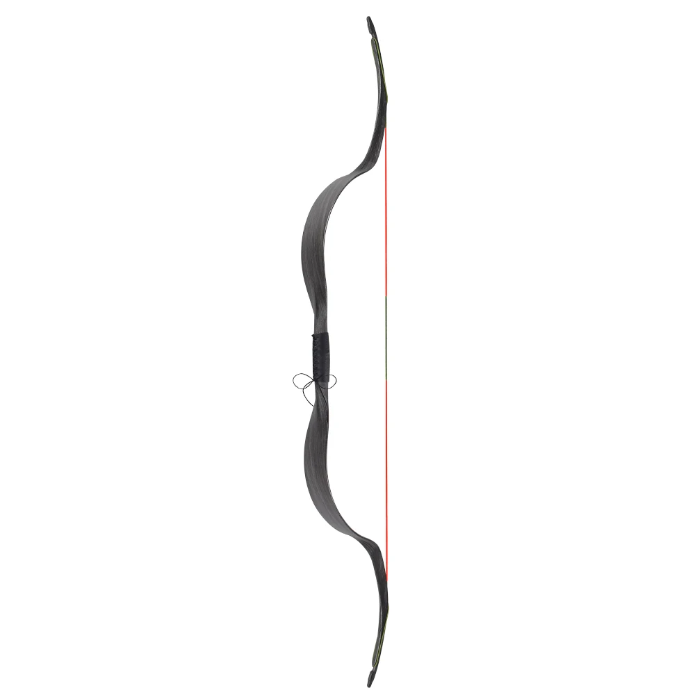 NIKA Archery Traditional Recurve Bows Max Draw Length 33'' Black Bow Draw Weight 25lbs for