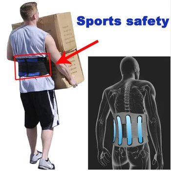 

Elastic Plus Size Lower Back Posture Support Girdle Neoprene Double Pull Lumbar Spinal Brace Back Support Belts Braces Women Men