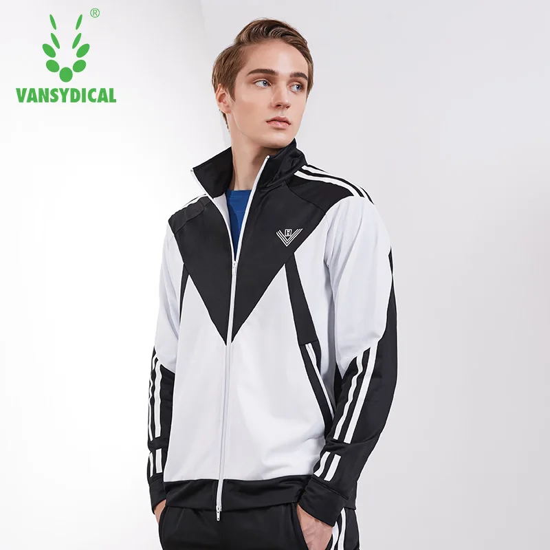 Спортивные куртки Vansydical Мужская ветрозащитная спортивная одежда с длинным