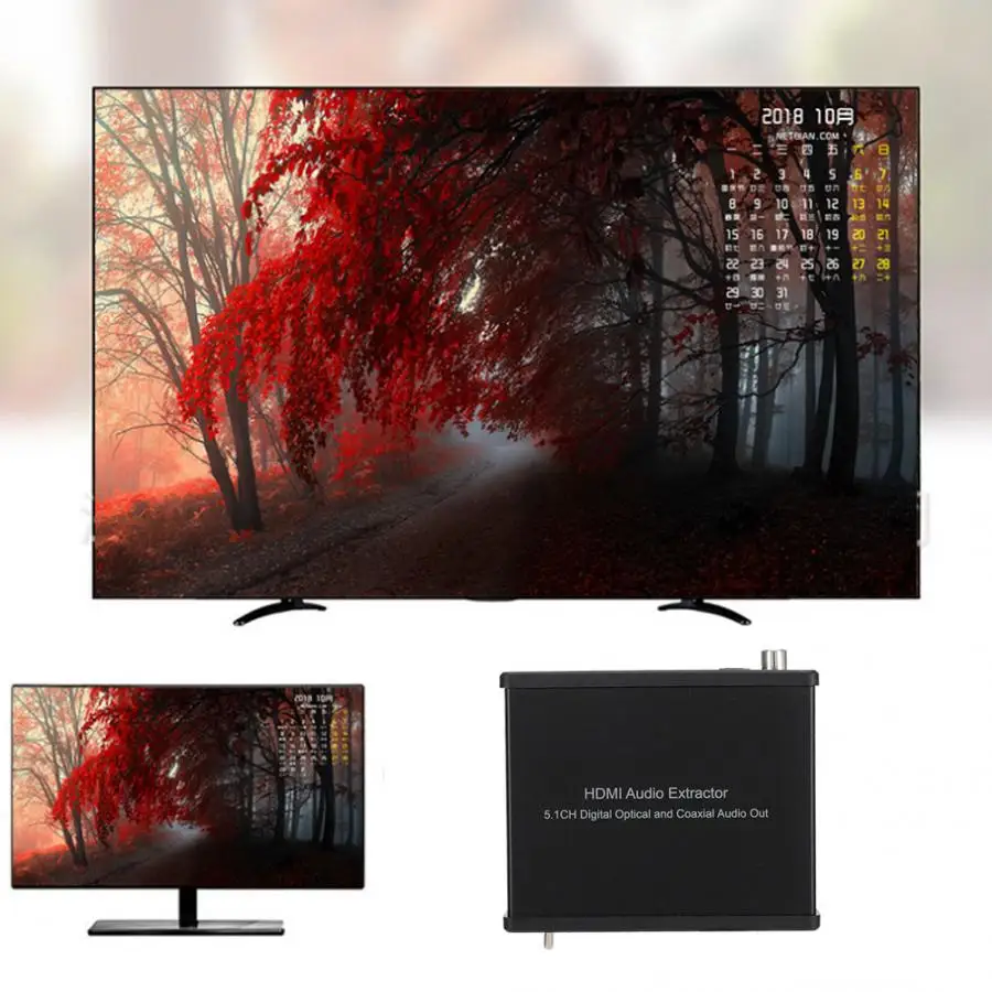 Аудио конвертер с регулятором громкости HDMI 2,0 аудио преобразователь HDMI в HDMI левый и правый 4K x 2K ЦАП