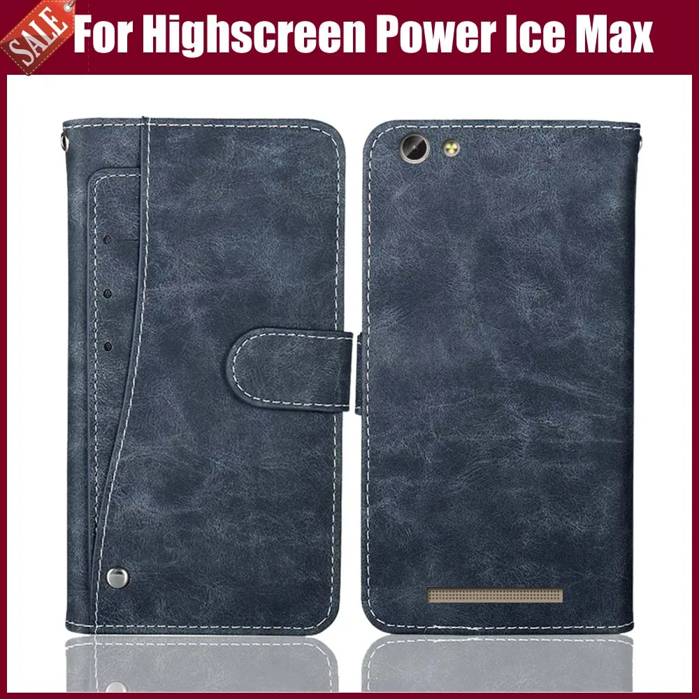Дизайн! Роскошный чехол-книжка Highscreen power Ice Max из искусственной кожи чехол защитный чехол для телефона с отделениями для карт