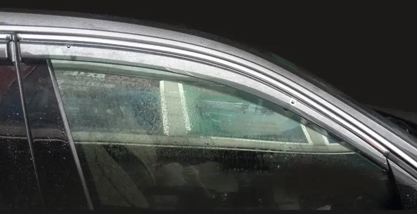 Автомобильный боковой дверной оконный козырек дождевые дефлекторы защита от