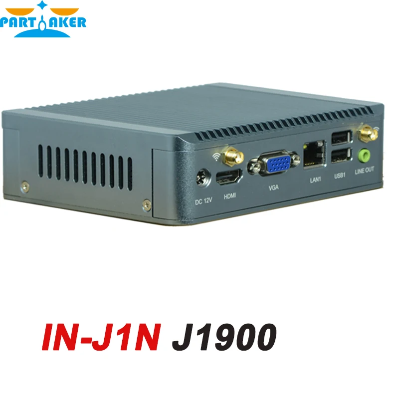 Barebone PC Mini ITX Computer with Intel Celeron Quad Core J1900 IN-J1N HD Living Room Nano PC