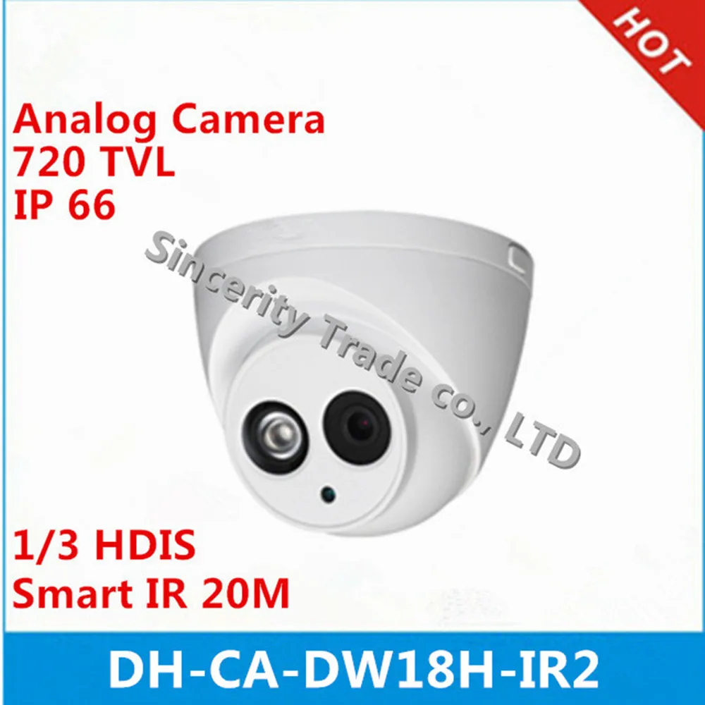 

DH DH-CA-DW18H-IR2 Analog Camera 720TVL 1/3 HDIS Smart IR20M waterproof IP66 security Camera