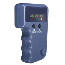 Handheld 125 khz rfid cartão de identificação copiadora escritor duplicador em4305 id keyfobs tags duplicador