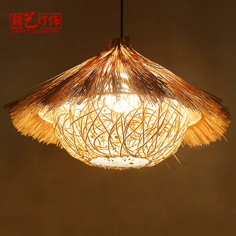 

bird's nest, chandelier, courtyard, Southeast Asia, rattan, lantern, restaurant, farmhouse, retro bird nest, lighting.