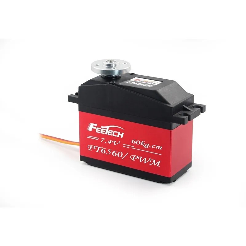 Сервопривод FEETECH FT6560M 7 4 В 60 кг 120 градусов металлическая шестерня Высоковольтный