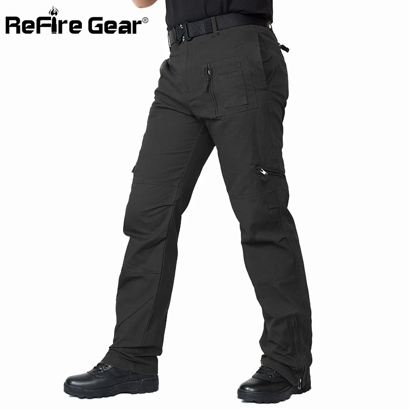 Штаны карго ReFire Gear 101th мужские хлопковые тактические брюки багги в стиле милитари