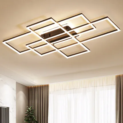 Люстра освещение для гостиной спальни Luminarine avize lustre de plafond современная алюминиевая волна Lustre Avized люстра