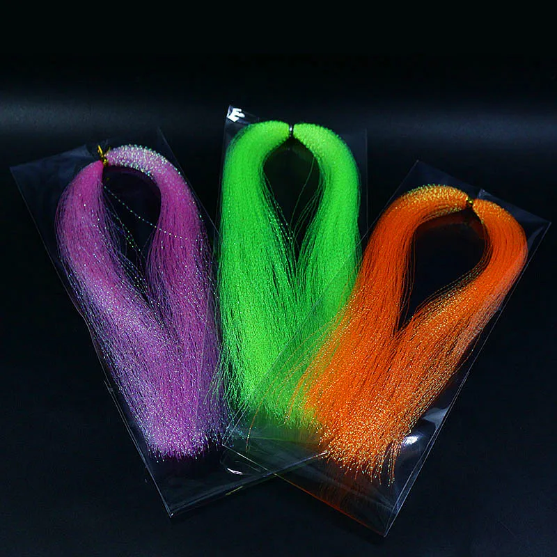 Fly Tying 1 Pack Crinkle Flat Holographic Tinsel Choose Colour and Type 