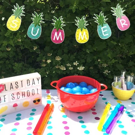 

1pc "SUMMER" Pineapple Garland Bunting Decor Fruit Garland Tropical Hawaiian Birthday Bridal Show Pool Party Flamingle Decor
