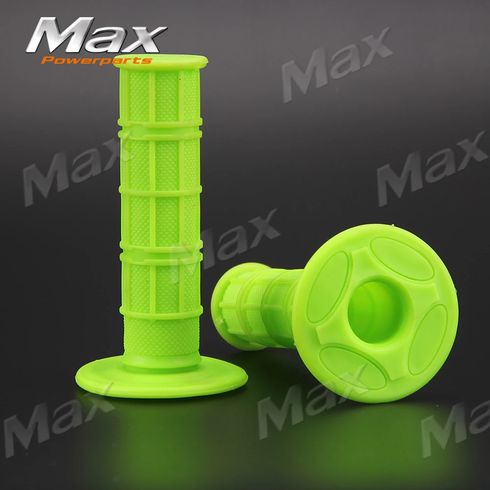 

New Green Softest Handle bar Grips Rubber Gel Grips Fit Motorcycle Motocross Racing ATV Dirt Bike Off Road CRF YZF RMZ KLX