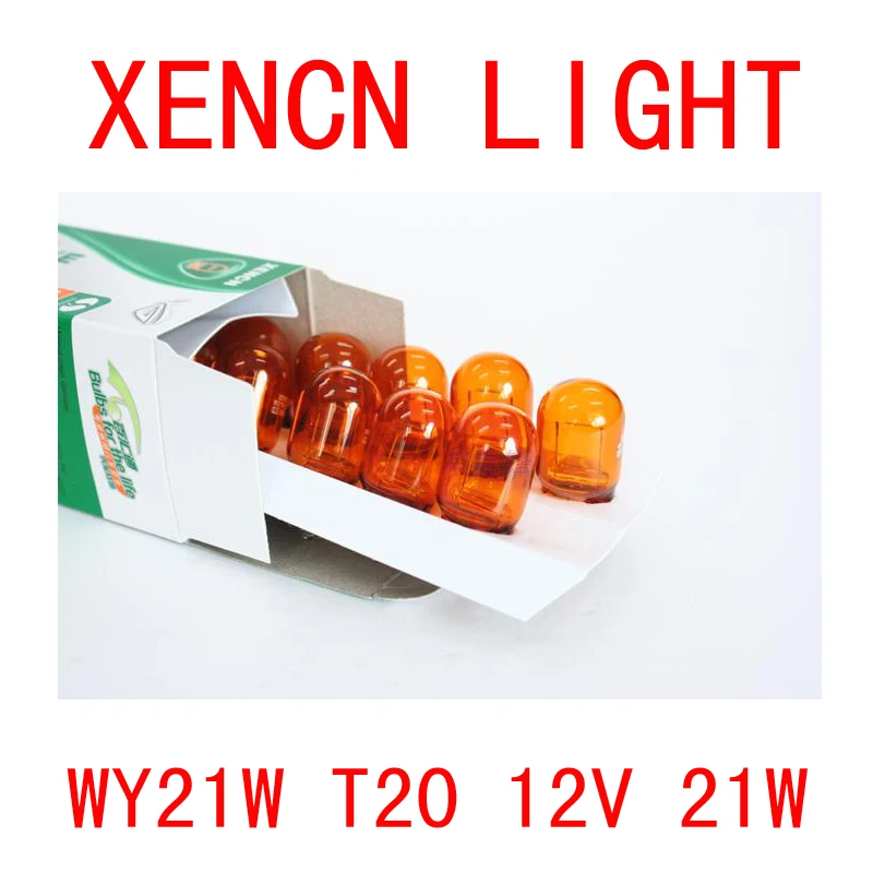 

free shipping fee halogen blub XENCN WY21W T20 12V 21W W3*16D Car Signal Lights 22051A Auto bulb Brake Light Packing Lamps