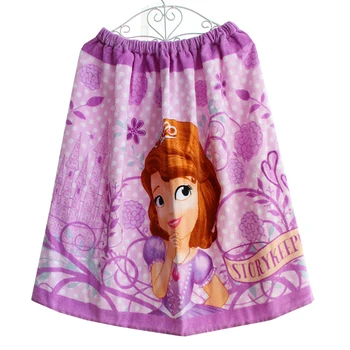 

Disney New Arrive Cartoon Sophia Purple Swimming Bath Skirt Beach Towel Lovely Bath Towel Soft Breathable For Children 60x120cm